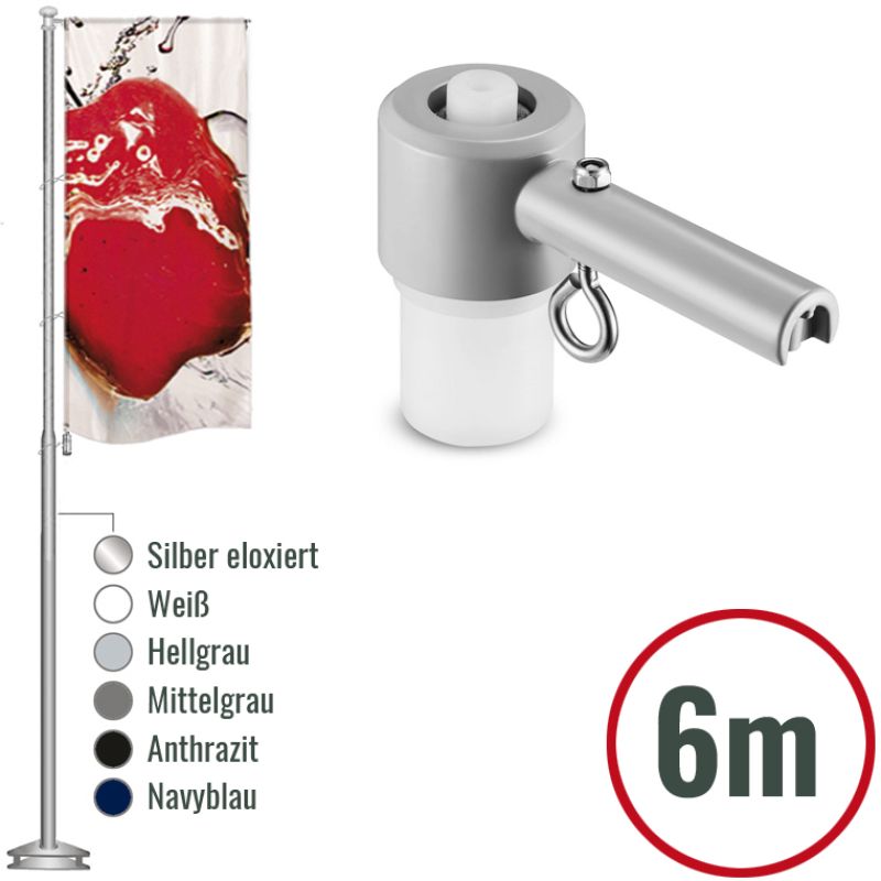 Fahnenmast Ausleger Eco 600cm